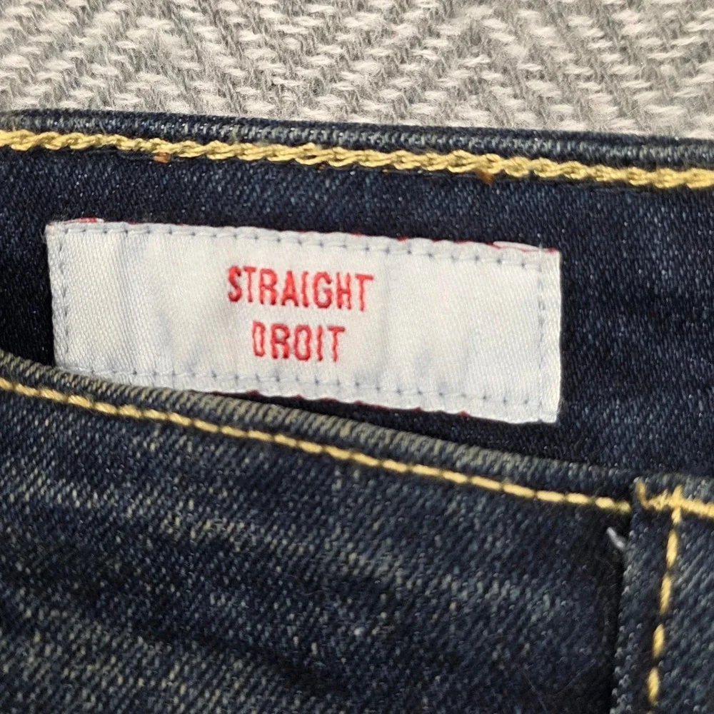 Lucky Brand Women Jeans Straight Droit Dark‎ Wash Size 12